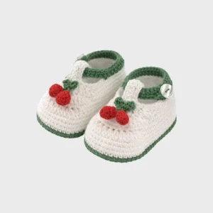 Babbucce Ciliegine Cotone Avorio CHERRY/SC
