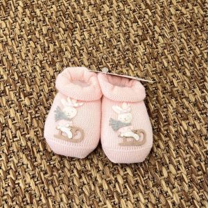 Babbucce Coniglietta in slitta Neonata ROSA 30569/1R