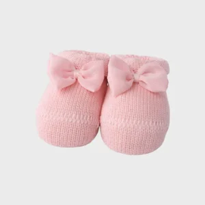 Babbucce Cotone Farfalle Organza Rosa 766