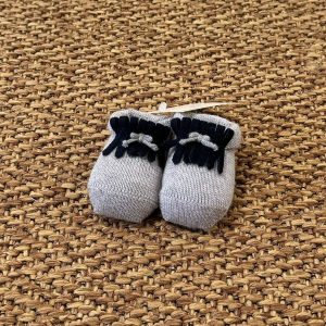 Babbucce Mocassino frange Neonato GRIGIO 30513/N4