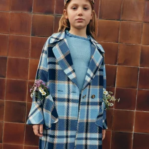 Cappotto a quadri Bimba CIELO 5845/4