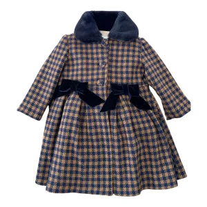 Cappotto Bimba Blu GG41I