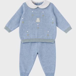 Completo Cotone Pois Nocciolina Cielo EK5650