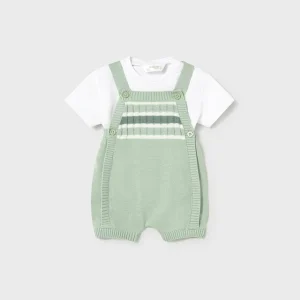 Completo Salopette Maglia Verde 1610/56