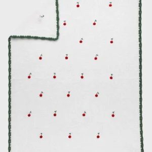 Coperta Ciliegine Ricamate Avorio CHERRY/CO