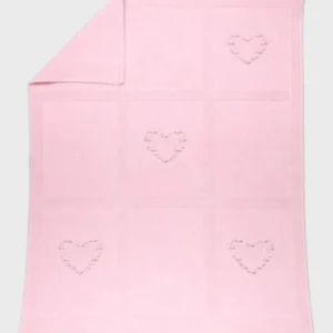 Coperta Cotone Cuoricini Rosa CUORI/154-R