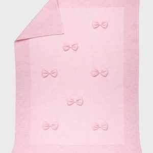 Coperta Cotone Farfalle Organza Rosa 181