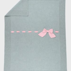 Coperta Cotone Fiocco Verde 191/V