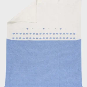 Coperta Cotone Nodini Bianco 198