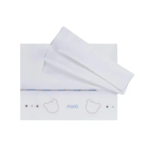 Lenzuolino Neonato Cotone 100% Set 3 Pezzi Vaniglia IN70LE/C