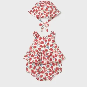 Pagliaccetto Cotone Cappello Rosso 1632/25