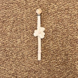 Porta Ciuccio Beige Cacao Cotone - MARLÙ IN910PC/B