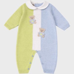 Tutina Teddy Ricamato Cielo EK6010/C