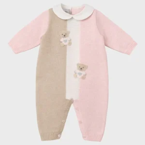 Tutina Teddy Ricamato Rosa EK6010/R